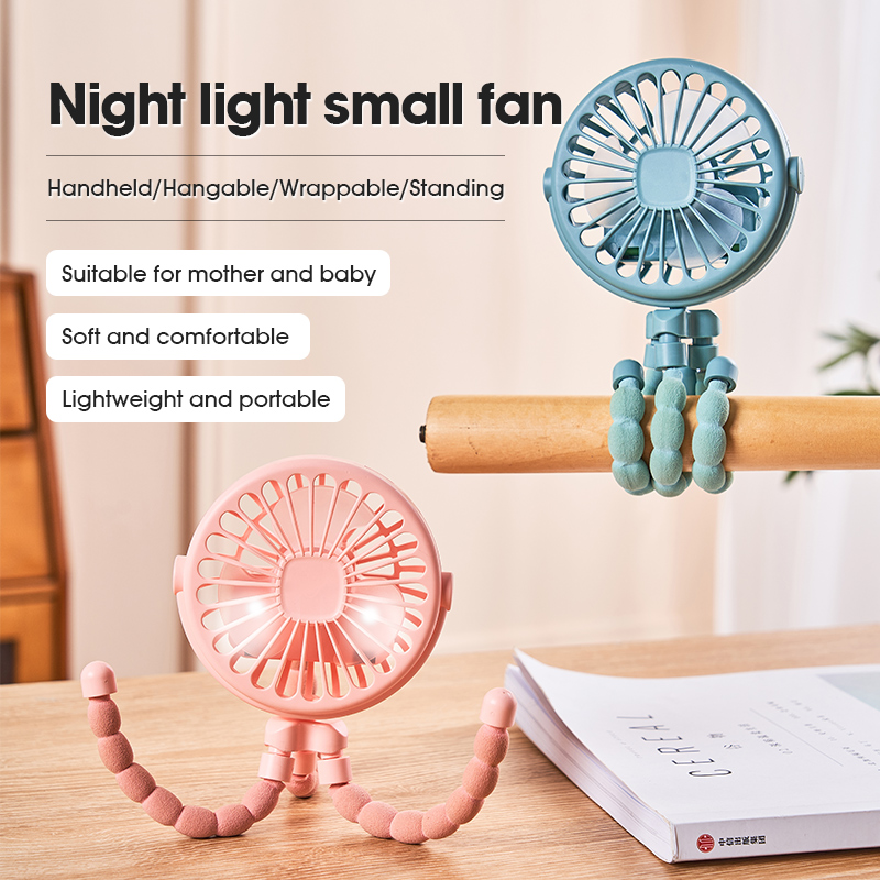 Oscillating Fan Clip - HOMEFISH Taşınabilir Bebek Arabası Fanı Salınımlı