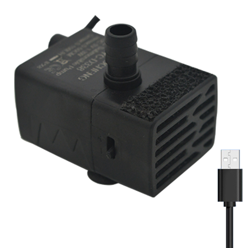 Water Pump Submersible Mini - Ultra Sessiz USB Akvaryum Balık Tankı