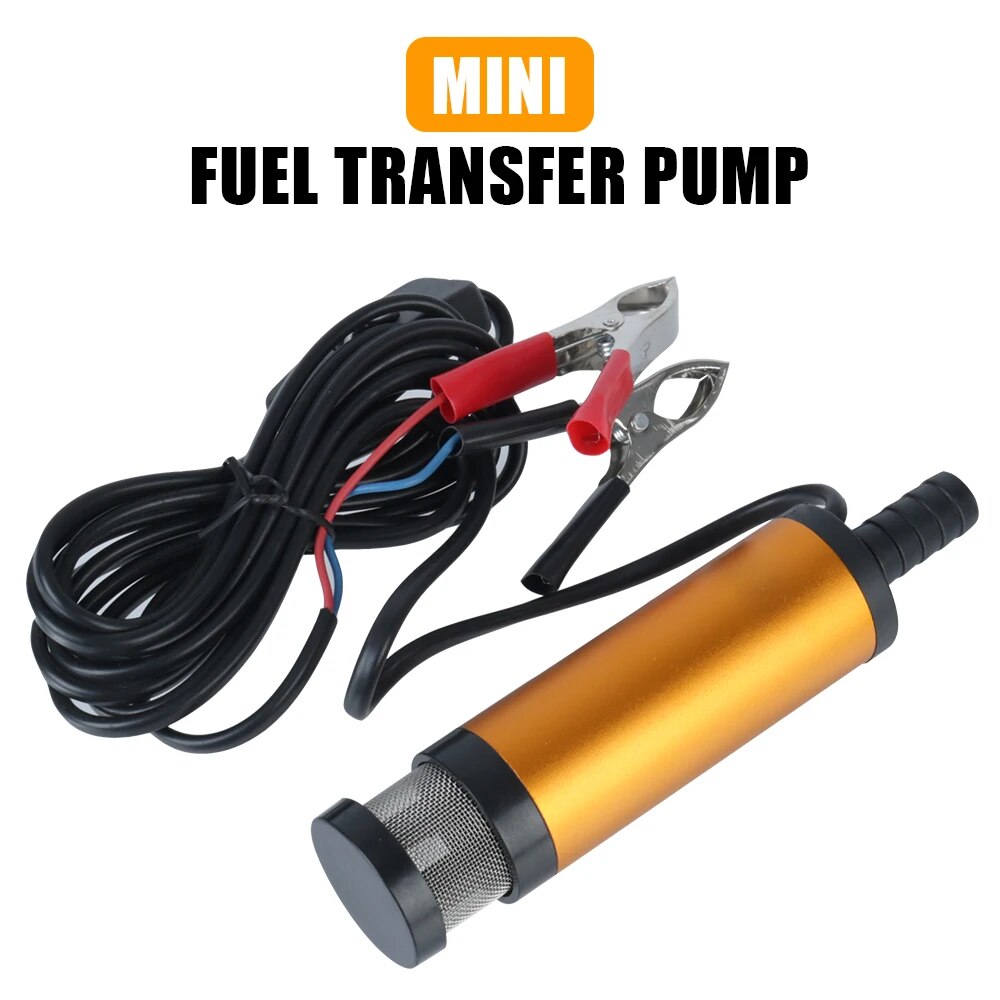 Water Pump Submersible Mini - Araba Elektrikli YAĞ POMPASI Alüminyum Alaşımlı