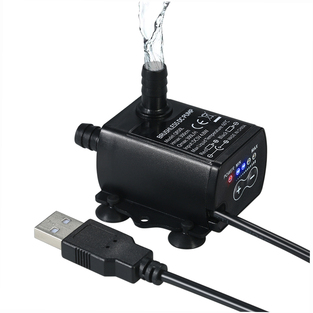 Water Pump Submersible Mini - Ultra sessiz Mini USB DC5V 4.8W