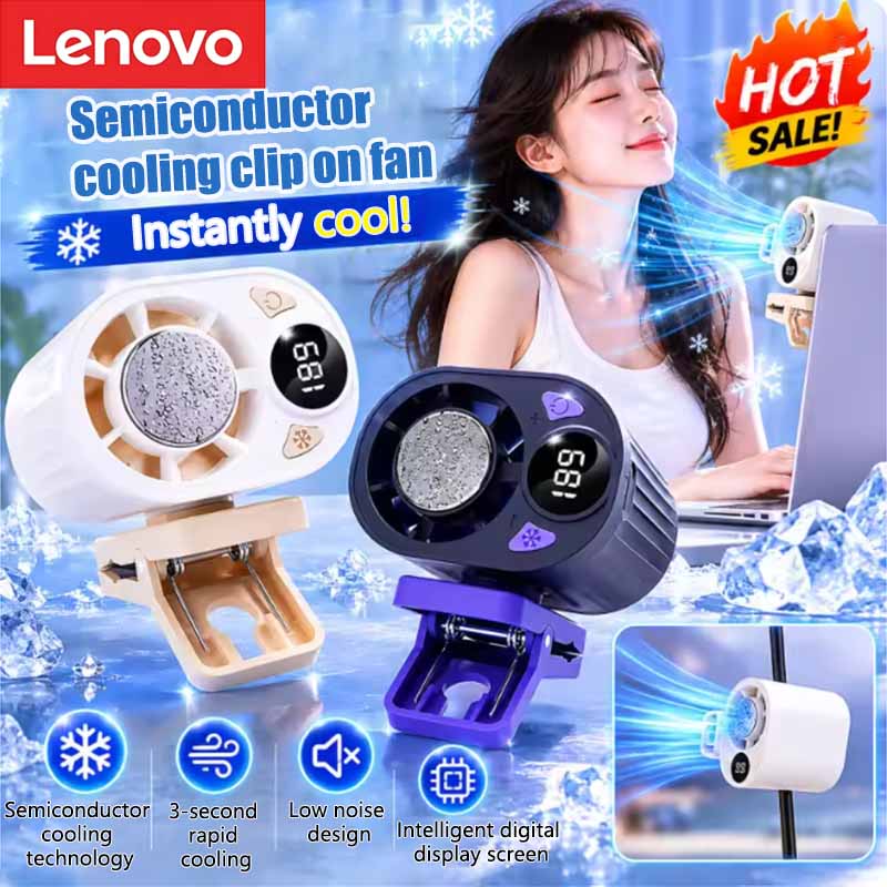 Oscillating Fan Clip - Lenovo 3 Saniye Hızlı Soğutma Ai