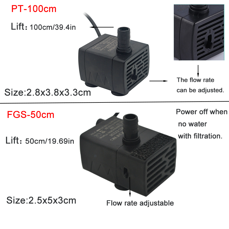 Ultra Sessiz USB Akvaryum Balı - Water Pump Submersible Mini incelemesi ve fiyatı