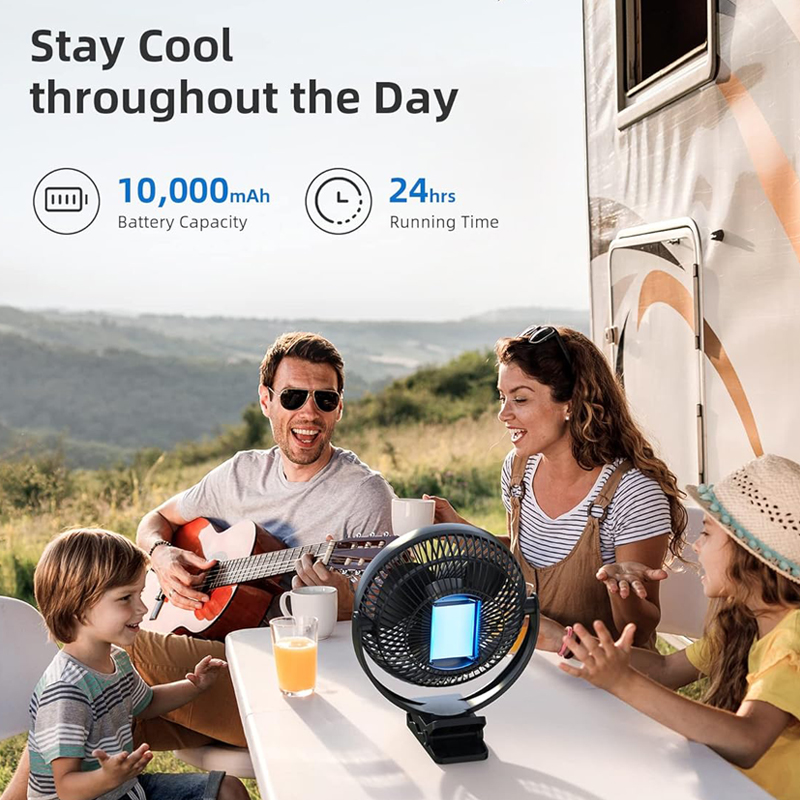 OPOLAR 8 inç Şarj Edilebilir K - Oscillating Fan Clip incelemesi ve fiyatı