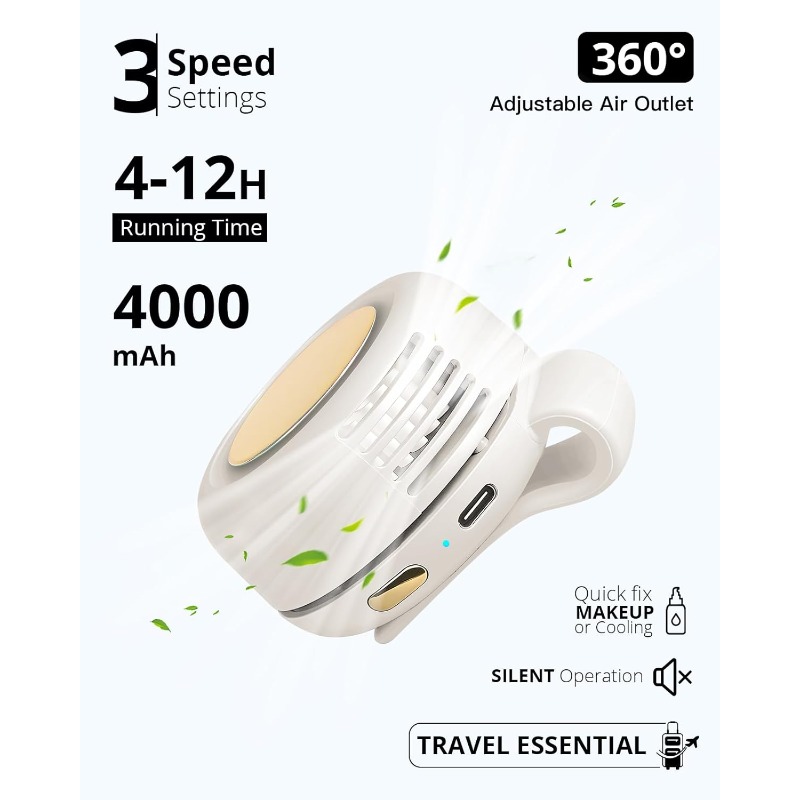 Taşınabilir Sessiz Fan Mini US - Oscillating Fan Clip incelemesi ve fiyatı