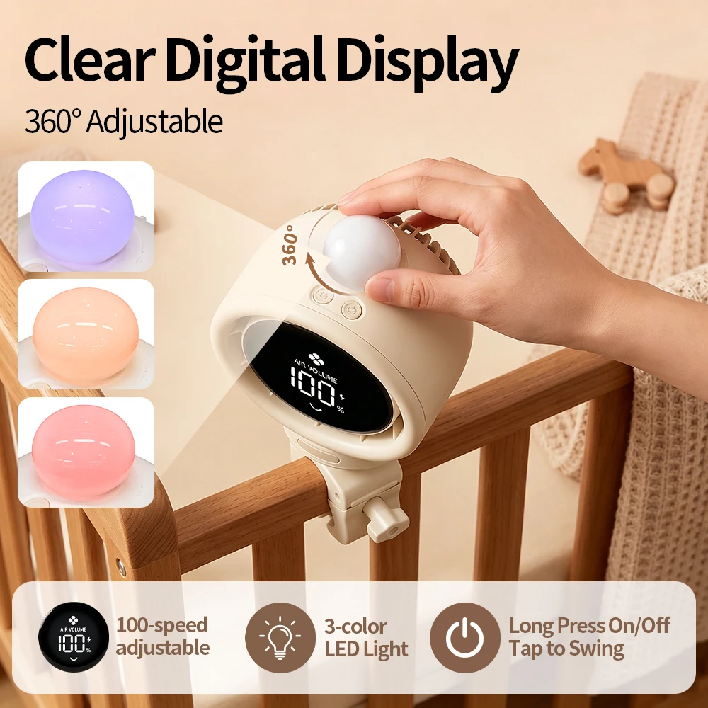 2026 Yeni Taşınabilir Bebek Ar - Oscillating Fan Clip incelemesi ve fiyatı