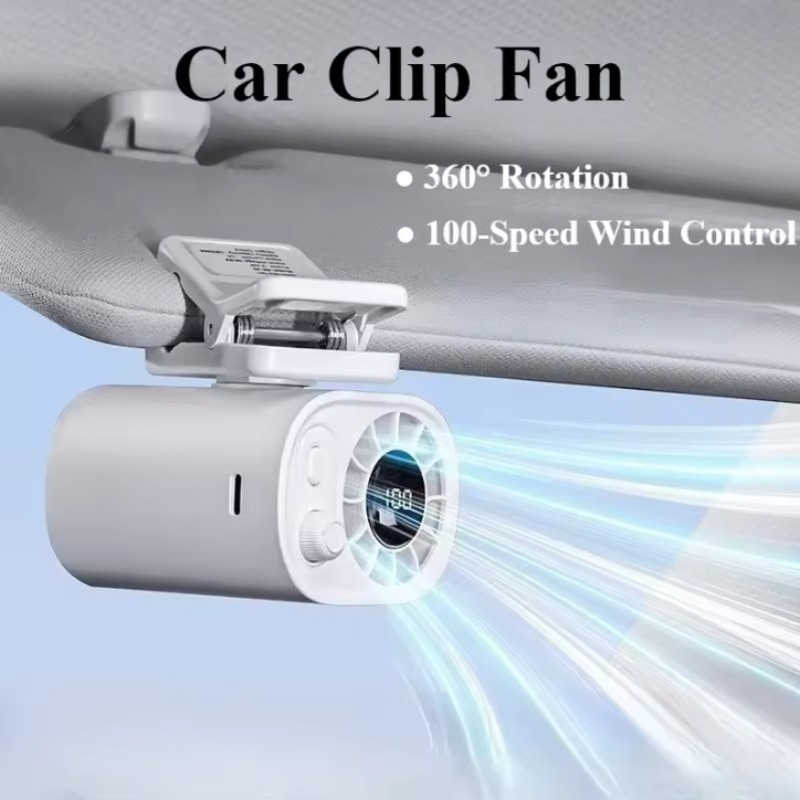 Klipsli Araba Fanı 360 °   Dön - Oscillating Fan Clip incelemesi ve fiyatı