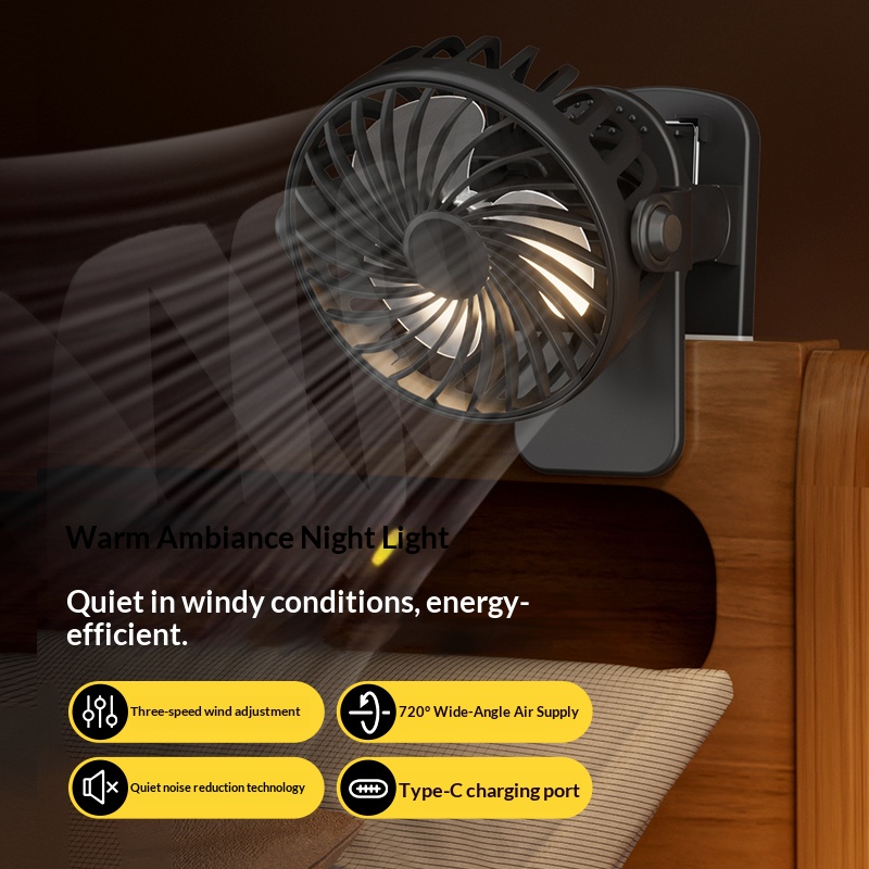 HOMEFISH Taşınabilir Şarj Edil - Oscillating Fan Clip incelemesi ve fiyatı